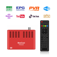 Receptor de TV Digital GX6605S para Canais FTA, Suporte H.264 HD para CCCAM, Caixa Set-top DVB-S2, Garantia de 12 Meses, Feito de Plástico