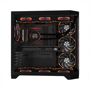 MEIJI New Style Gaming <span class=keywords><strong>PC</strong></span> Full Tower Steel Gabinete ATX Computer Case Tersedia Stok Penjualan Panas <span class=keywords><strong>PC</strong></span> dengan Lampu LED - Product Image 4