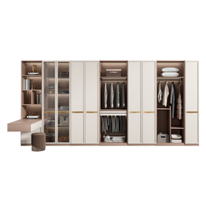 Modern Walk in <strong>Closet</strong> Wardrobe Para Habitacion Custom Systems Design Wood Bedroom Cupboards for Bedroom Open Wardrobe - Product Image 6