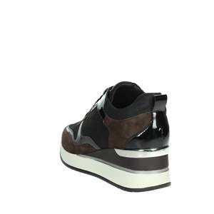 Zapatillas Deportivas Cinzia Soft para Mujer, Color Negro y Marrón, Estilo para Caminar - Product Image 1