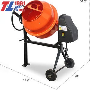 Tantu Chất lượng cao di động điện máy trộn bê tông 350l-450l công suất cho Xây Dựng Nhà DIESEL & động cơ xăng bao gồm - Product Image 4