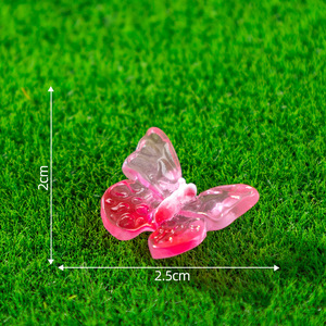 Mini papillons, accessoires pour maison de poupée, mini figurines d'animaux en résine pour artisanat, bricolage, jardin féerique, micro-aménagement paysager, décoration - Product Image 6