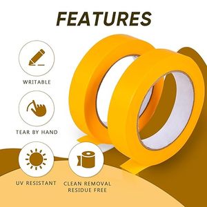 Màu Vàng Họa sĩ giấy che băng cho ô tô sơn với nhiệt độ cao sức đề kháng - Product Image 4