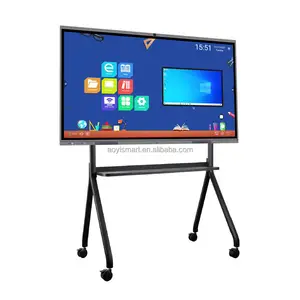 Pantalla electrónica de oficina para niños, pizarra blanca inteligente para aula, Panel plano Digital para escuela, pizarra blanca interactiva, 65 y 75 pulgadas