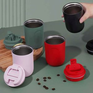 Termo Elegante de Acero Inoxidable de 220ML/380ML, Mini Taza de Café Aislada al Vacío con Tapa Reutilizable, Regalo Perfecto - Product Image 6