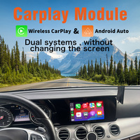 Interface sans fil NTG5.5 8 pouces CarPlay Android Auto pour Mercedes Benz Classe E W213 2015-2017 Contrôle OEM Mirror Link