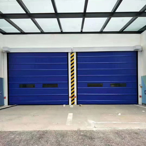 Puertas Enrollables de PVC Modernas, Industriales, Resistentes al Viento, de Apertura Rápida e Inteligente, con Apertura Lateral Eléctrica para Garajes Interiores - Product Image 5