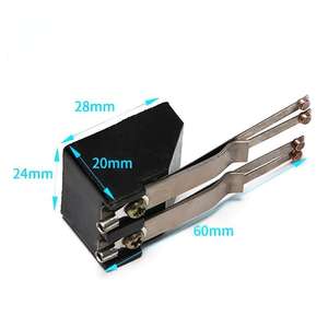 Cerradura de Puerta con Contacto para Ascensor de Diseño Moderno en Acero para Uso en Hoteles, Villas y <span class=keywords><strong>Apartamentos</strong></span> CV330/CV190, Punto de Contacto para Pago en el Pasillo 161 - Product Image 2