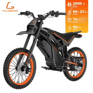 KUGOO WISH 02 PRO, Motocicleta Eléctrica Todoterreno de Largo Alcance, 60V 27Ah 2500W, Tamaño Completo <span class=keywords><strong>para</strong></span> <span class=keywords><strong>Adultos</strong></span>, Motocicleta Eléctrica de Cross - Product Image 1