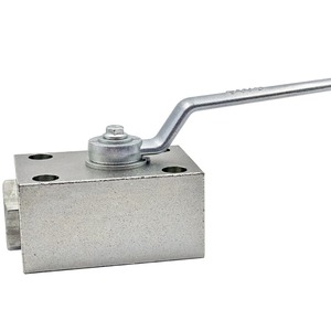 Vanne à boisseau sphérique YJZQ-J10B J15B 20B à raccordement par plaque, vanne de commutation hydraulique manuelle pour fluide huileux à température normale - Product Image 2