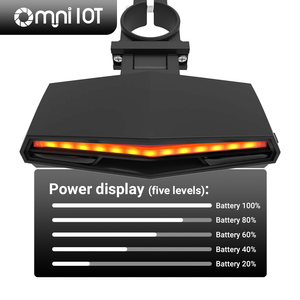 Omni Bike Accessoires Télécommande Bicycle Light Led C1Smart Bicycle Wireless Turn Rear Light - Product Image 4