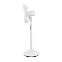 Ventilateur sur pied électrique de luxe 16 pouces, qualité supérieure, plastique blanc, hauteur réglable, 3 vitesses, directement de l'usine
