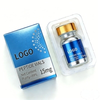 Boîte blister et étiquette avec impression de logo haute définition pour solutions de peptides de qualité médicale