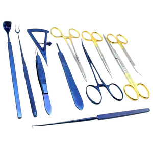 Ensemble d'instruments de chirurgie plastique réutilisables en acier inoxydable de qualité médicale, 11 pièces, pour chirurgie esthétique, instruments chirurgicaux de base - Product Image 3