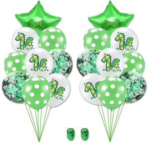 <span class=keywords><strong>1er</strong></span> huevo de dinosaurio globos de látex para cumpleaños niños fiesta dinosaurio mundo globos para Baby Shower niños niñas - Product Image 1