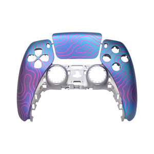 Joystick de transferencia de agua con acabado mate estilo Metal plateado dorado carcasa frontal para controlador PS5 con almohadilla táctil Universal - Product Image 5