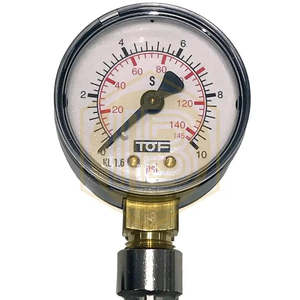 Manometro per testa con filettatura 1/2 BSP - Product Image 1