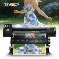 Impresora de Inyección de Tinta de Poliéster para Sublimación por Transferencia de Calor, Automática, para Rollos Fluorescentes CMYK de 1.8m/1.9m, con Tinta Eco-solvente