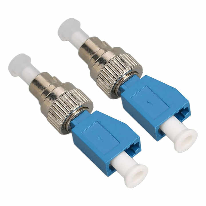 Lot De 5 Coupleurs Fibre Optique LC - Adaptateurs Simplex Pour Connexion Réseau, Gris
