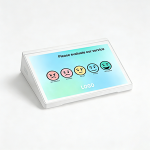 Terminal de Satisfacción SmileyRate Happy or Not, Medidor Digital de Satisfacción del Cliente de 10.1 Pulgadas para Mostrador con Software - Product Image 3