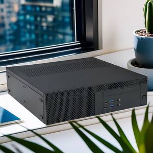 <span class=keywords><strong>Case</strong></span> <span class=keywords><strong>HTPC</strong></span> 1U in Lega di Alluminio Compatto con Supporto per Scheda Madre MATX/<span class=keywords><strong>ITX</strong></span> <span class=keywords><strong>Mini</strong></span>-<span class=keywords><strong>ITX</strong></span>, Scheda Grafica Semi-Alta, Unità Ottica e Alimentatore - Product Image 2