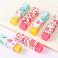 Gommes en forme de cœur aux couleurs adorables, best-sellers, durables, pour la correction, fournitures scolaires pour l'apprentissage quotidien des étudiants