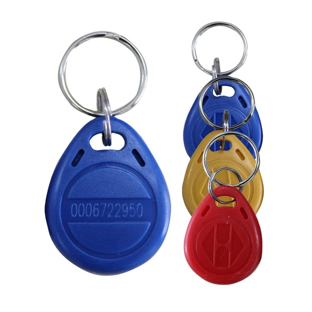 125Khz Rewritable ABS Access Control Keyfob EM4305 RFID ID Keycard