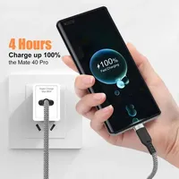 Kabel pengisi daya Cepat USB tipe C, kabel Data nilon ekstensi 8 meter dengan Braid Shielding kompatibel Android untuk Samsung untuk Xiaomi