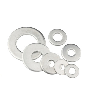 Rondelles plates Guwanji M3 M4 M5 M6 M8 M10 M12 M30 en acier au carbone zingué de qualité A pour l'industrie de la construction - Product Image 4