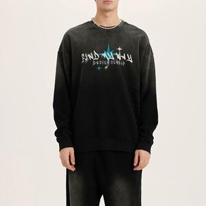 Sudadera Personalizada con Logotipo, 100% Algodón, Lisa, Ligera, de Secado Rápido, Cuello Redondo, para Deportes, Fitness, Running, Casual, para Hombre - Product Image 1