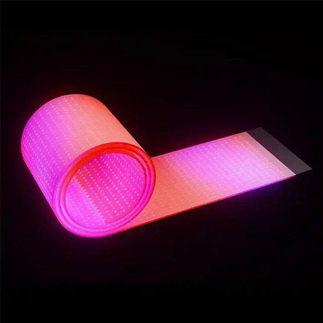 Factory Indoor Video Transparent LED Screen Film for Glass P6 P8 P10 Flexible LED Film Screen Display