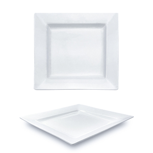 Assiettes carrées blanches en céramique, assiettes de présentation en porcelaine, plats à steak pour <span class=keywords><strong>restaurant</strong></span>, dîner à domicile, service de <span class=keywords><strong>desserts</strong></span> - Product Image 1
