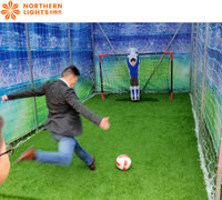 Juego Digital de Penaltis de Fútbol con Portero Robot para Interiores y Estructura de Metal para Parques de Aventuras y Aeropuertos
