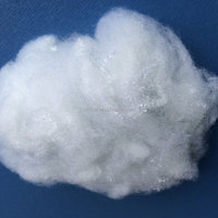 Fibre discontinue de polyesters de basse fonte réutilisée ignifuge de la haute performance 9d 51mm