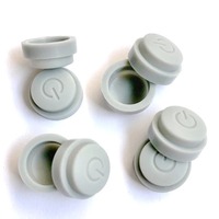 Flacons d'injection avec bouchon en caoutchouc butyle stérile 13mm 20mm 32mm bouchon en silicone médical pharmaceutique pour seringue