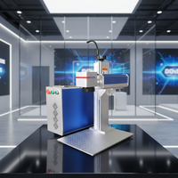 Système de contrôle EZCAD, refroidissement par air, machine de gravure et de découpe laser 20w 50w pour tous les matériaux métalliques, marqueur laser portable