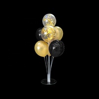 Support de table en plastique pour ballons, kits de décoration de ballons pour anniversaires, remises de diplômes, fêtes de Noël