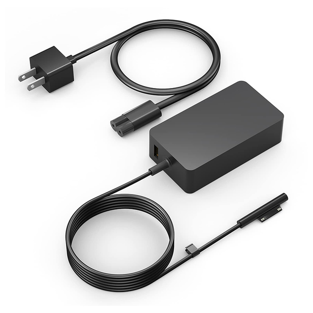 Factory Customization 65W Surface Pro Laptop Charger for Microsoft Surface Pro 9 8 7+ 7 6 5 4 3 X Surface Laptop Charger