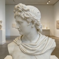 Statue de buste d'ornement européen Art déco d'intérieur, sculpture de tête en marbre sculptée à la main, figurine féminine et masculine en pierre