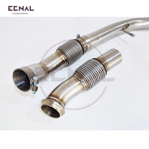 Système d'échappement sport à soupapes haute performance en acier inoxydable 304 à tube unique Ecnal pour BMW F20 <span class=keywords><strong>M135i</strong></span> <span class=keywords><strong>N55</strong></span> 3.0T 2013-2016 - Product Image 6