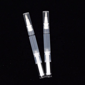 Custom logo 2ml 3ml 5ml Cosmetic Empty Transparent Twist Nail Cuticle Oil Pens with Brush Applicator - Product Image 4