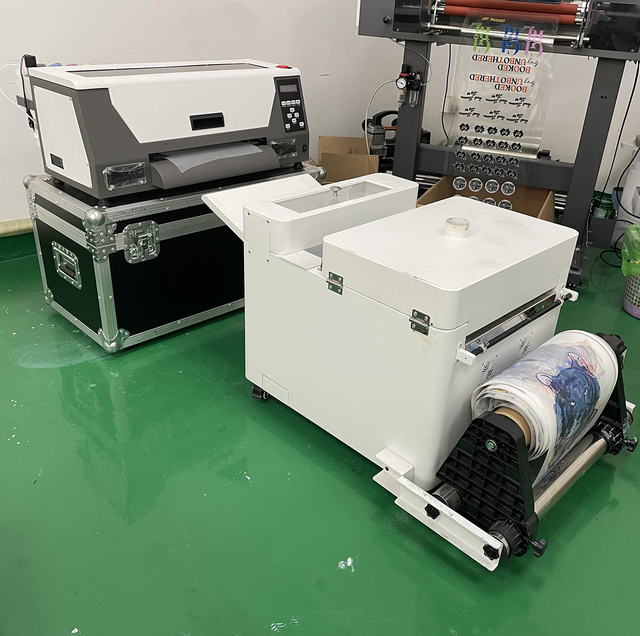 2025 High Quality XP600 Pink DTF Printer Heat Transfer PET Film A3 with Oven Ink Powder Roll Film a Set of Combinations 13INCH