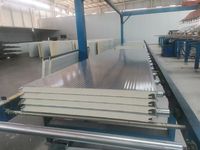 Panneau de toiture en mousse PU de qualité industrielle, isolation thermique, panneau composite métallique pour chambre froide et hôtel, ignifuge, écologique