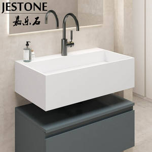 מותאם אישית אמבטיה לשטוף אגן קלאסי לבן טהור אקריליק רחצה קבינט אגן אסלת השיש כיור כלי - Product Image 2