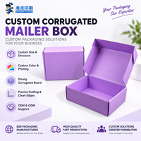 Boîte d'expédition pliable en carton ondulé de luxe, écologique et de qualité supérieure, avec pelliculage mat, pour l'emballage cosmétique et le transit logistique (vente en gros)