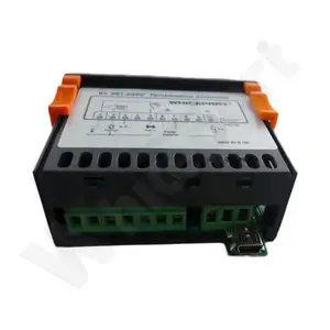 Controlador de temperatura negro pantalla Led electrónica, EL-961, Mini termostato digital en condensador para la marca whiepart, gran oferta