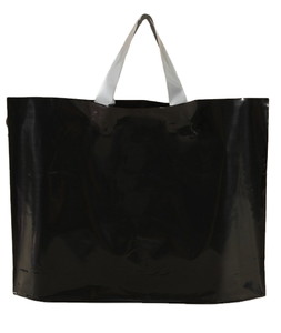 Recyclable Bottom Gusset Plastic Shopping Hand Length Handle Material Custom Logo Printing for Clothes Promotion Wholesales - Product Image 4