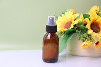Bouteilles pulvérisatrices en verre anti-lumière Chengxin 60ml/200ml avec pompe, estampage à chaud, carrées, marron, pour cosmétiques, diffuseurs de roseaux et huiles essentielles