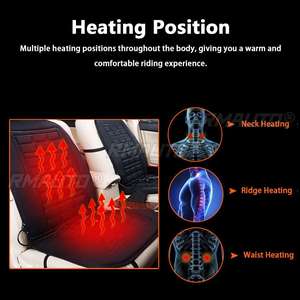 Cojín Calefactor Doble para Asiento de Coche de 12V, Calentador de Asiento de Algodón para Invierno, Funda Calefactora Eléctrica para el Hogar, Alfombrilla Calefactora para Coche - Product Image 5