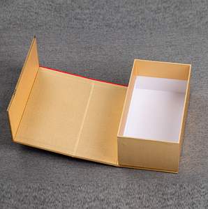 vino para <span class=keywords><strong>2</strong></span> botella de embalaje con tela de satén magnética de libro en forma de vino de cartón de imán con vino de vidrio - Product Image 4